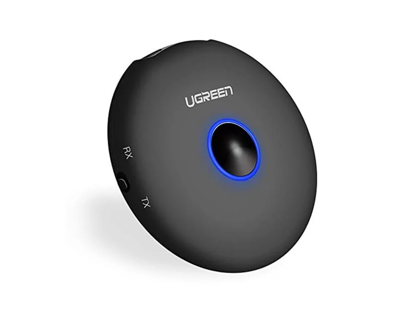 Adaptador De Audio Bluetooth 4.2, De Puerto Tipo C Hembra -- A -- Puerto Jack 3.5mm Hembra, Ugreen, Color Negro (6957303847624)